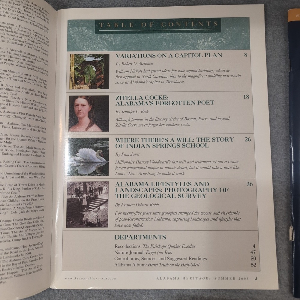 Alabama Heritage Magazine Journal Collection History Culture Set of 3 - Picture 2 of 4